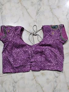 Elegant Purple Saree