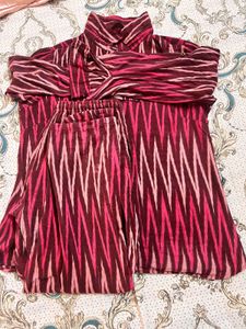 Full Sleeve Collared Co-ord Set Women