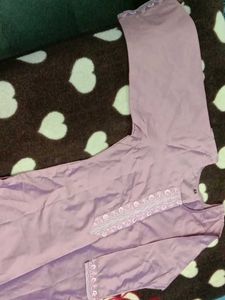 Combo Deal🥳 Elegant Lavender &amp; Printed Kurta Set.