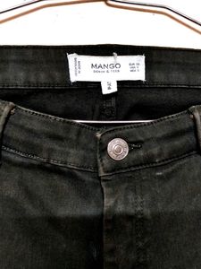 Olive Green Jeans
