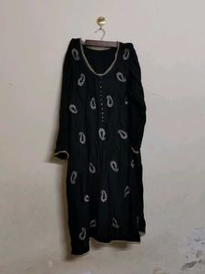 Elegant Black Kurta