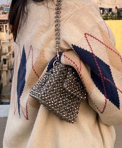 Glass Crystal Beaded Bag