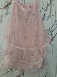 Elegent Skirt With Resin Handmade Matching Earings