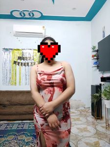 Red &amp; White Floral Slip Dress