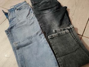 Stylish Denim Jeans - Light & Dark Wash.