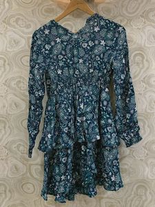 Floral Print Tiered Dress