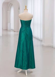 Emerald Green Strapless Gown