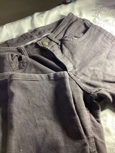 Dark Grey Denim Jeans