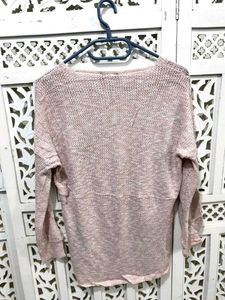 🎀Pink Blush Knitted Top C