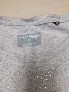 Sparkly Gray Tee