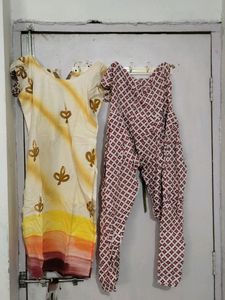 Printed Kurti with Dupatta