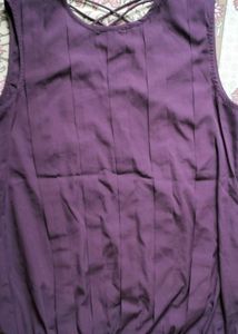 Purple Sleeveless Top
