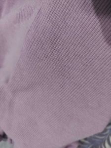Lilac Ribbed Crop Top