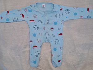 Cute Baby Blue Onesie, Quantity:2