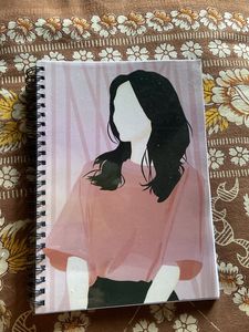 Aesthetic Girl Portrait Notebook