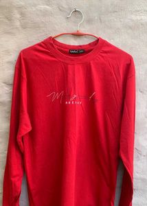 Farefox branded Red Printed T-Shirt