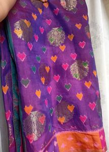 Vintage Woven Ikat Pochampalli Pure Silk Saree