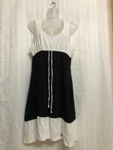 Nautica White & Black Mini Dress