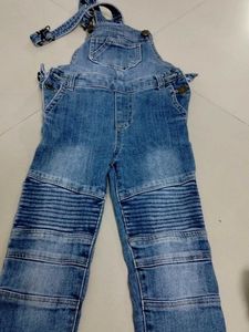 Denim Jumpsuit For 4-5 Year Girl