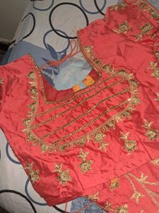 Elegant Embroidered Ethnic Gown