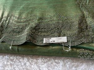 Elegant Green Saree😻