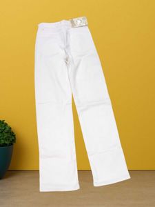🤑M@28 Size-26 White Flare Jeans