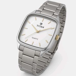 Titan Quartz Silver Watch