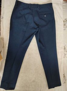 Men's Blue Casual Trousers