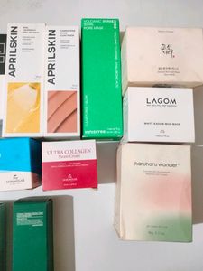 Available Korean Moisturizer, Mask &amp; Toner