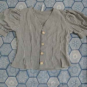 Checked Top