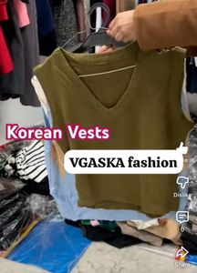 Green Knit Vest - Trendy Layering