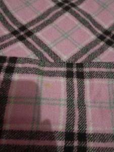 Pink Plaid Skirt
