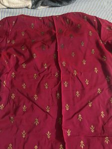 Maroon Printed Kurti