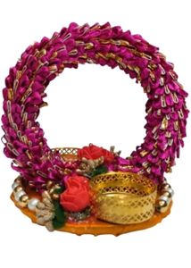 20 Pcs. of Handmade Multicolor Round Gota Rings