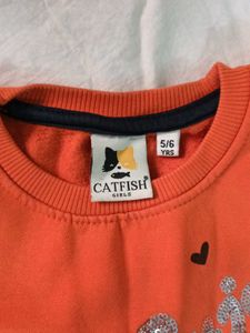 Cute Orange Sweatshirt