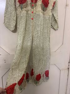 Front Slit Kurta Floral Y2K