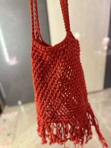 Handmade crochet Beach Shoulder Bag