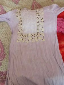 Elegant Lavender Kurta