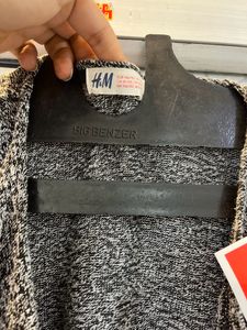 H&amp;M Shrug New Grey Color