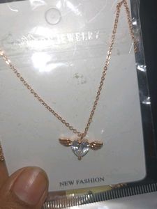 Rose 18k Gold Plated Necklace - Set Of 2