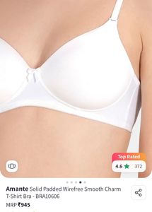 Amante Comfy White Bra
