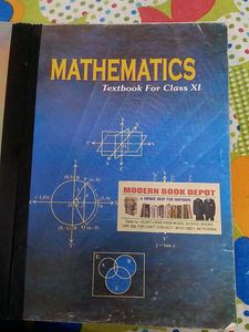 Maths Textbook For Class 11