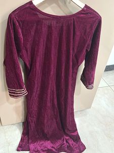 Elegant Velvet Kurta and pant set