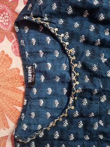 Elegant Blue Printed Kurta