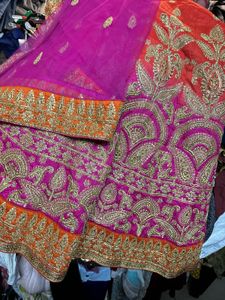 Shaded Lehenga Full Set