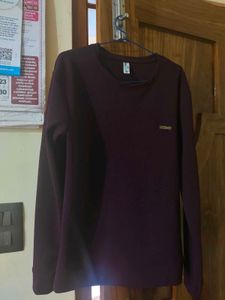 Wine Colour Sweatshirt