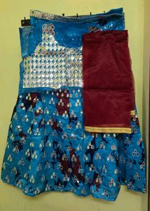 Blue Lehenga Choli Set