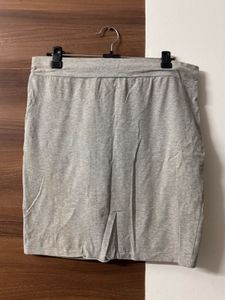 Gray Mini Skirt