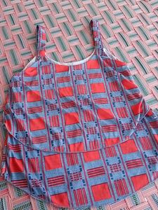 Patterned Sleeveless Top