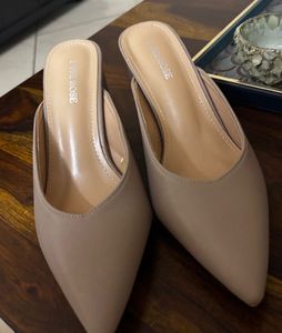 Elegant Block Heel Mules